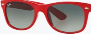 Lentes originales Ray-Ban RB2132 New Wayfarer, color 71 · Gris azul degradado