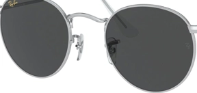 Lentes originales Ray-Ban RB3447 Round Metal, color B1 · Gris oscuro