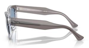Patillas originales Ray-Ban RB0298S Mega Hawkeye, color 1355 · Gris sobre trnsparent