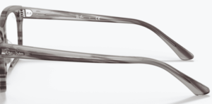 Patillas originales Ray-Ban RB5383, color 8055 · Rayado gris