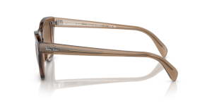 Patillas originales Ray-Ban RB0707SM, color 6640 · Transparente marrón claro