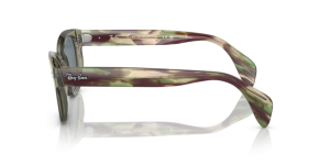 Patillas originales Ray-Ban RB0880S, color 6635 · Tranparent verde