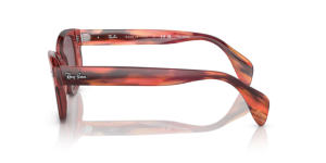 Patillas originales Ray-Ban RB0880S, color 6639 · Tranparent rosa