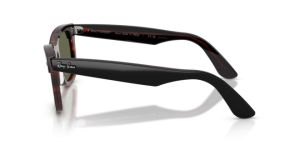 Patillas originales Ray-Ban RB2240 Wayfarer, color 1440 · Negro sobre habana