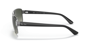 Patillas originales Ray-Ban RB3687, color 004 · Gunmetal
