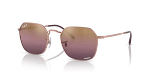 Cristales originales Ray-Ban RB3694 Jim, color G9 · Oro/rojo polarizado