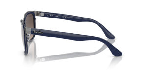 Patillas originales Ray-Ban RB3709 Clyde, color 004 · Azul sobre gunmetal