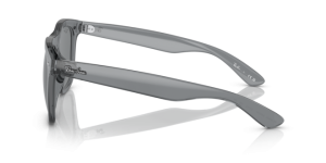 Patillas originales Ray-Ban RB4260D, color 6450 · Transparente gris