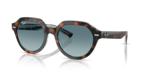 Lentes originales Ray-Ban RB4399 Gina, color 3M · Azul degradado