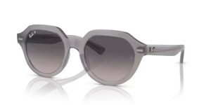 Lentes originales Ray-Ban RB4399 Gina, color M3 · Gris azul degradado polarizado