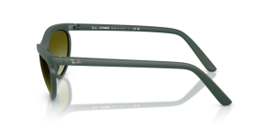 Patillas originales Ray-Ban RB4453, color 6016 · Sand verde