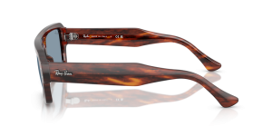 Patillas originales Ray-Ban RB4454 Flacko, color 1398 · Rayado habana