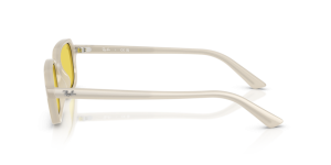 Patillas originales Ray-Ban RB4455 Zuri, color 6808 · Cloudy warm blanco