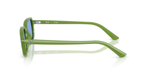 Patillas originales Ray-Ban RB4455 Zuri, color 6810 · Cloudy jungle verde