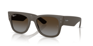 Lentes originales Ray-Ban RB4840S, color T5 · Marrón degradado polarizado · plástico