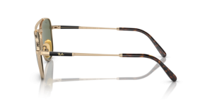 Patillas originales Ray-Ban RB8258 Frank II Titanium, color 3138 · Arista oro