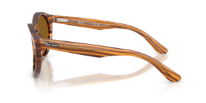 Patillas originales Ray-Ban RB0505S, color 6791 · Rayado habana
