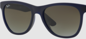 Cristales originales Ray-Ban RB4184, color 96 · Azul degradado gris · plástico