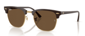 Ray-Ban 3016 CLUBMASTER, color 687853 · Marrón & oro