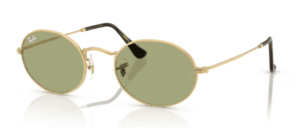 Ray-Ban RB3547 OVAL, color 001/4E · Arista oro