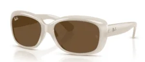 Ray-Ban RB4101 JACKIE OHH, color 688753 · Opal ivory