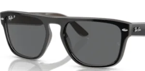 Cristales originales Ray-Ban RB4407, color 81 · Gris oscuro · polarizado · plástico