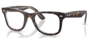 Ray-Ban RX4340V WAYFARER EASE, color 8401 · Habana oscuro sobre multicolour