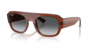 Ray-Ban 2218, color 6678T3 · Transparente marrón