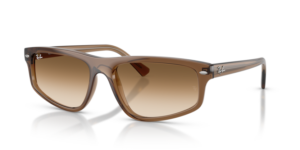 Ray-Ban 2225, color 664051 · Transparente marrón claro