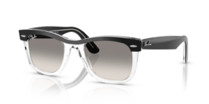 Ray-Ban 2240 WAYFARER, color 129432 · Negro sobre transparente