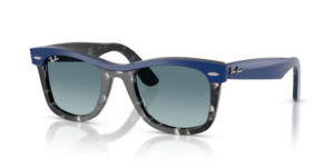 Ray-Ban 2240 WAYFARER, color 14453M · Azul sobre habana