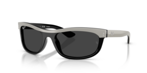Ray-Ban 2489 BALORAMA, color 144248 · Gris sobre negro