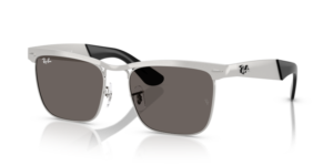 Ray-Ban 3875 WAYFARER DELUXE, color 019/B1 · Sandnblasted plata sobre plata