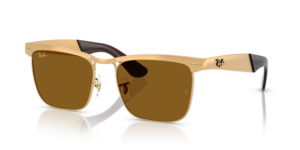 Ray-Ban 3875 WAYFARER DELUXE, color 927631 · Sandnblasted legend oro