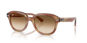Ray-Ban 4398 ERIK, color 140351 · Rayado marrón