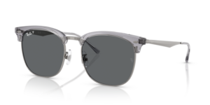 Ray-Ban 4418D, color 679281 · Transparente gris sobre gunmetal