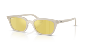 Ray-Ban 4456 ZAYA, color 68086D · Cloudy warm blanco