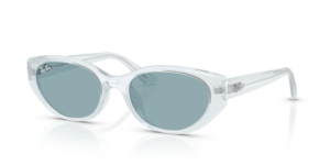 Ray-Ban 4457D, color 687280 · Transparente ice