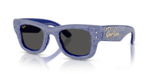 Ray-Ban 4940BP - WAYFARER PUFFER, color 686787 · Azul & strass pave