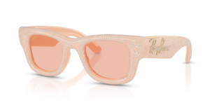 Ray-Ban 4940BP - WAYFARER PUFFER, color 688984 · Solid nude
