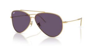 Ray-Ban R0101S AVIATOR REVERSE, color 001/1A · Arista oro