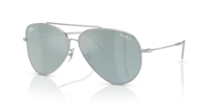 Ray-Ban R0101S AVIATOR REVERSE, color 003/30 · Plata