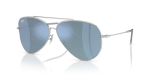 Ray-Ban R0101S AVIATOR REVERSE, color 003/GA · Plata