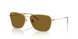 Ray-Ban R0102S CARAVAN REVERSE, color 001/83 · Arista oro