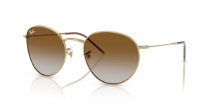 Ray-Ban R0103S ROUND REVERSE, color 001/CB · Arista oro