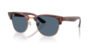 Ray-Ban R0504S CLUBMASTER REVERSE, color 13983A · Rayado habana sobre rosa oro