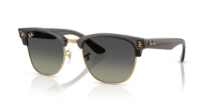 Ray-Ban R0504S CLUBMASTER REVERSE, color 682911 · Transparente gris oscuro sobre oro