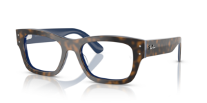 Ray-Ban RX7683V JOSEPH, color 8391 · Habana gris sobre degradado azul