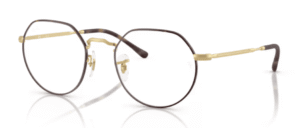 Ray-Ban RX6465 JACK, color 3188 · Matt habana sobre matt arista oro