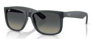 Ray-Ban 4165 JUSTIN, color 681311 · Rubber azul